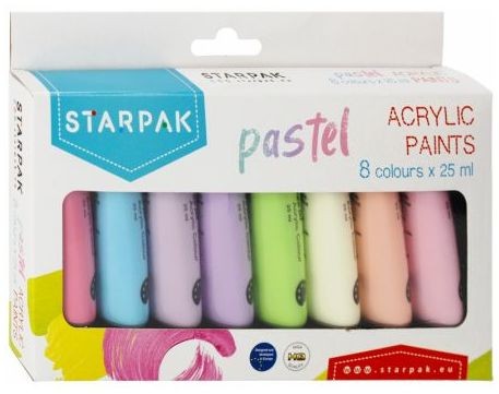 Przejdź do produktu FARBY AKRYL 8KOL 25ML PASTEL STK WB 6/24