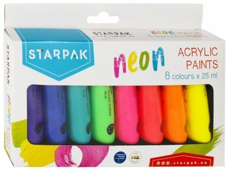 Przejdź do produktu FARBY AKRYL 8KOL 25ML NEON STK WB 6/24