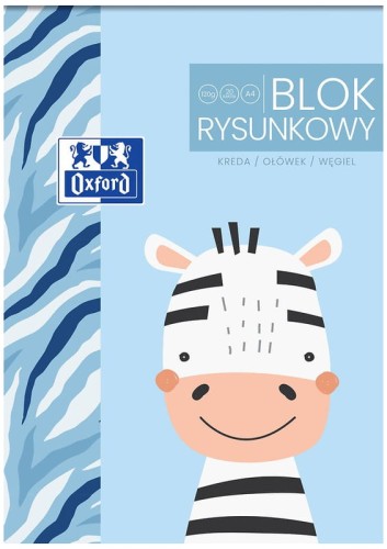 Przejdź do produktu BLOK RYS.A4/20K BIAŁY OXFORD 120G K