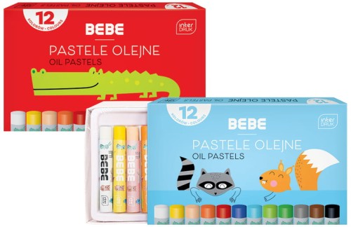 Przejdź do produktu Pastele olejne 12kol. B&B, Interdruk