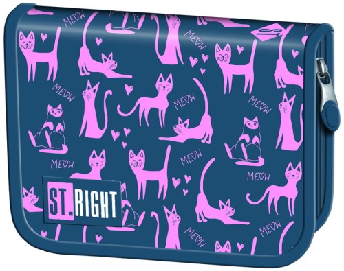 Przejdź do produktu Piórnik dwuklapkowy bez wyposażenia STRIGHT PC-03