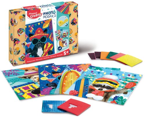 Przejdź do produktu Fotomozaiki - zwierzaki podróżniaki, Maped Creativ