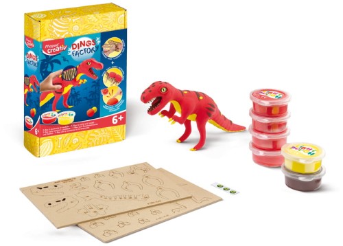 Przejdź do produktu Masa plastyczna Fabryka Dinozaurów, Maped Creativ