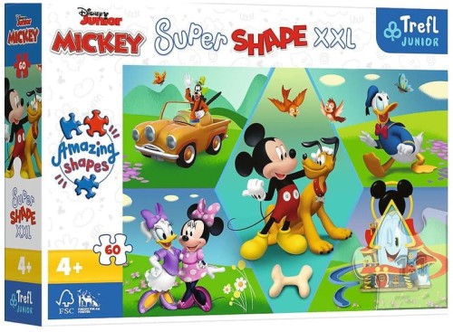 Przejdź do produktu Puzzle 60el XXL Z Mikim zawsze jest wesoło 50014 T
