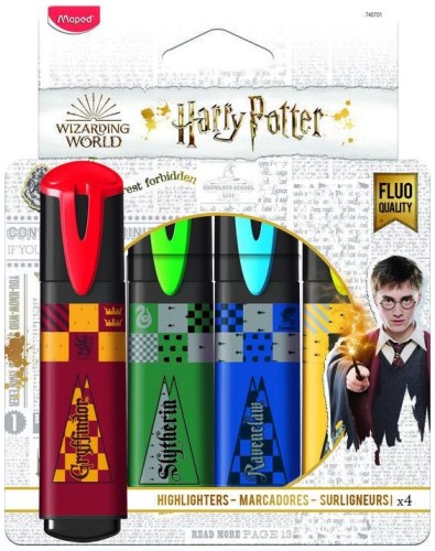 Przejdź do produktu Zakreślacze Harry Potter kpl. 4 szt., Maped