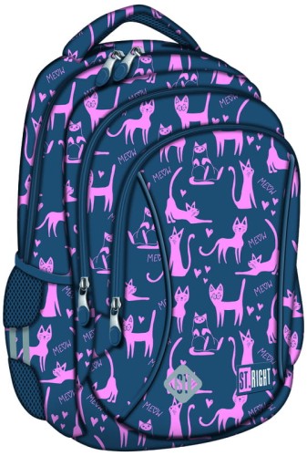 Przejdź do produktu Plecak 3 komorowy STRIGHT BP-26 Lazy Cats