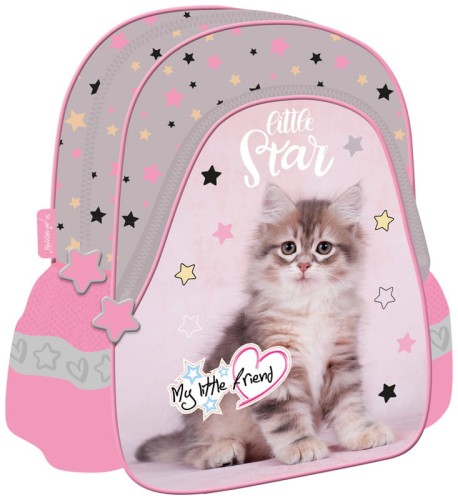 Przejdź do produktu Plecak przedszkolny My Little Friend Grey Cat