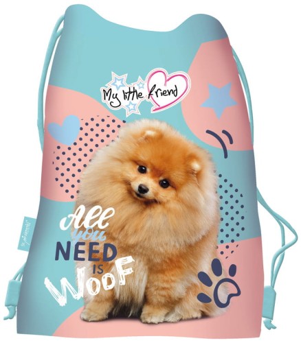 Przejdź do produktu Worek na obuwie My Little Friend Fluffy Dog