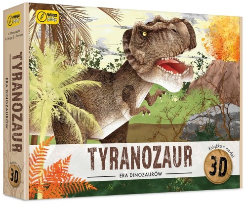 Przejdź do produktu Tyranozaur. Książka i puzzle 3D. Wilga play