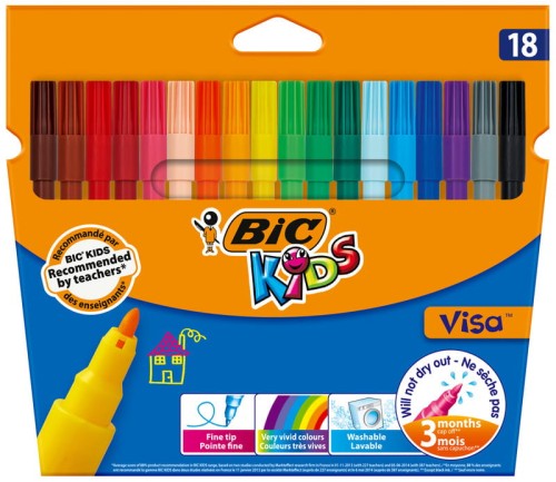Przejdź do produktu BIC 8886811 FLAMASTRY  VISA 18KOL,