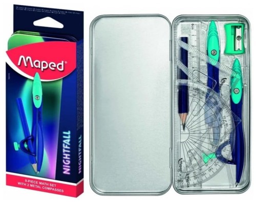 Przejdź do produktu Cyrkiel Nightfall zestaw 9-el., MAPED