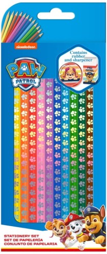 Przejdź do produktu Kredki 12 kolorów z temperówką i gumką PAW PATROL