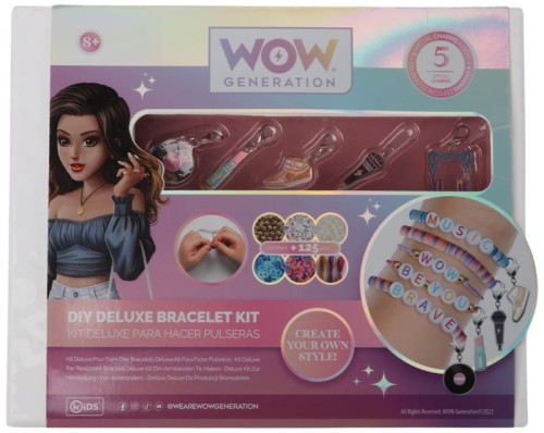 Przejdź do produktu Zestaw do tworzenia bransoletek z 5 zawieszkami WOW, Kids