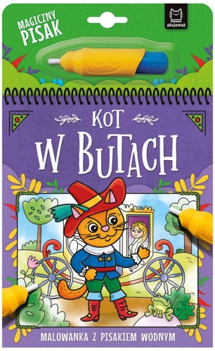 Przejdź do produktu Malowanka z pisakiem wodnym kot w butach Aksjomat