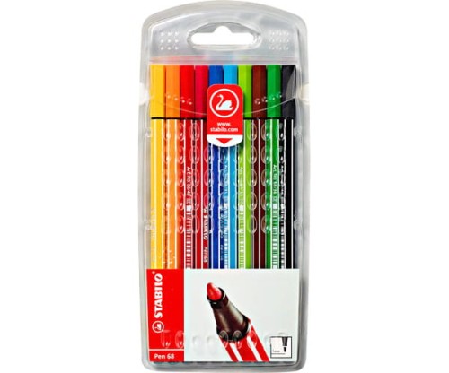 Przejdź do produktu Flamastry STABILO Pen 68 etui 10 szt. 6810/PL