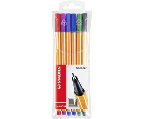 Przejdź do produktu Cienkopisy STABILO POINT 6kol. 88/6