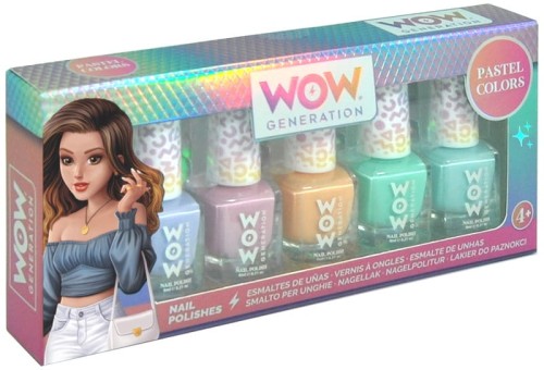 Przejdź do produktu Lakier do paznokci 5 buteleczek Generacji WOW, Kids