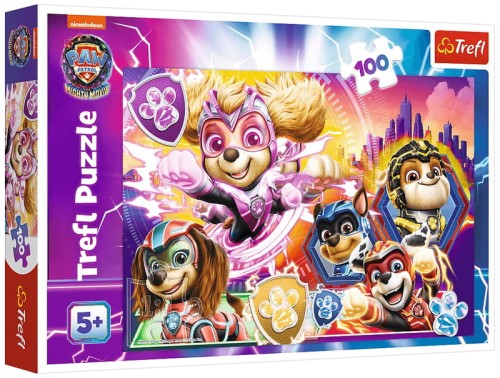 Przejdź do produktu Puzzle 100el Poznaj Mighty Pups / PAW PATROL: The