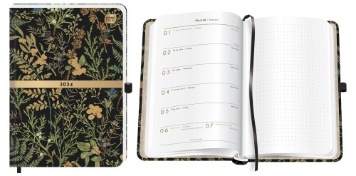 Przejdź do produktu Kalendarz książkowy A5 192 Met.Meadow