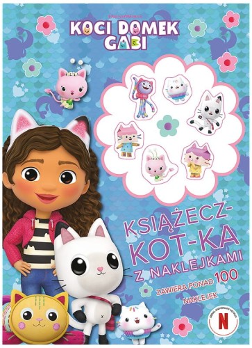 Przejdź do produktu Książka Koci domek Gabie Książeczk-kot-ka z naklejkami
