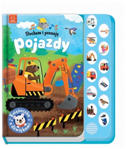 Przejdź do produktu Słucham i poznaję. Pojazdy.Książeczka z dźwiękami