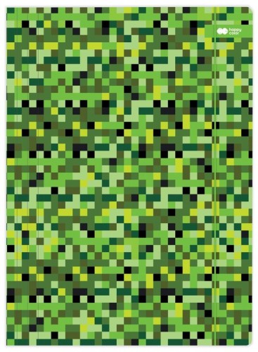 Przejdź do produktu Teczka kartonowa z gumką, PIXI, zielony, 24x31cm, Happy Color