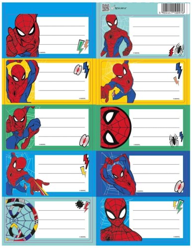 Przejdź do produktu NAKLEJKI NA ZESZYTY pasek / SPIDER