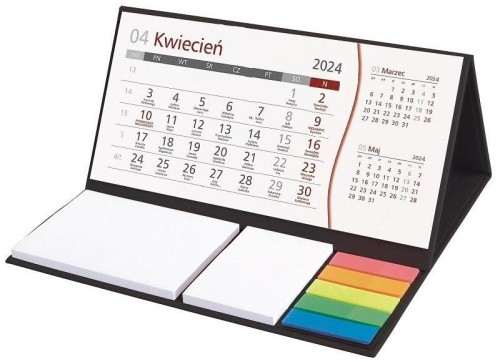 Przejdź do produktu KALENDARZ BIURK STOJACY 21X20 064B+AKC CZAR WN