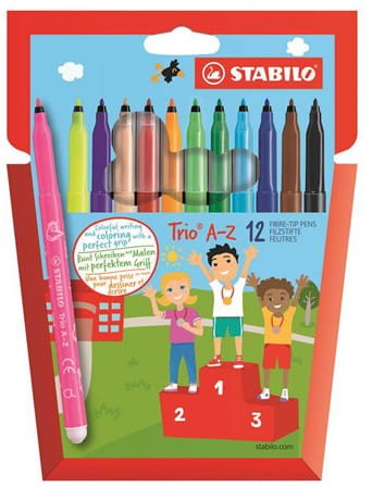 Przejdź do produktu STABILO TRIO FLAMASTRY ETIU KARTONOWE 12SZT 5629