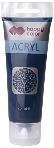 Przejdź do produktu Farba akrylowa 75ml, błękit pruski, Happy Color