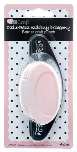 Przejdź do produktu Dziurkacz ozdob. brzegowy 4cm Serca 2, Dp Craft