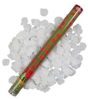 Przejdź do produktu Konfetti pneumatyczne 60cm - Płatki róż, białe, te