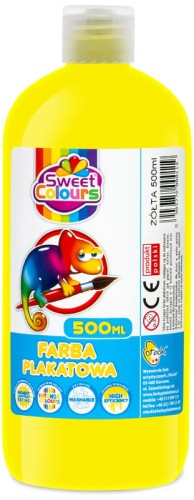 Przejdź do produktu OT FARBA PLAKATOWA 500ML  ŻÓŁTY