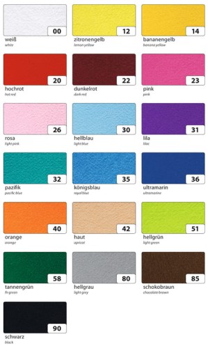 Przejdź do produktu Filc 20x30cm 10ark błękitny, Folia