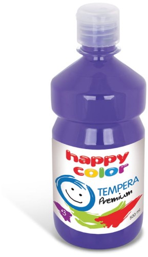 Przejdź do produktu Farba tempera Premium 500ml fioletowa nr.61, Happy Color