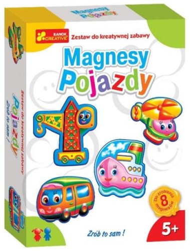 Przejdź do produktu Magnesy - Pojazdy, Ranok-Creative