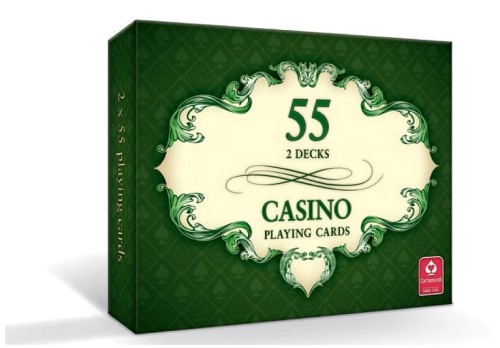 Przejdź do produktu CASINO - karty do gry 2 x 55 kart CARTAMUNDI