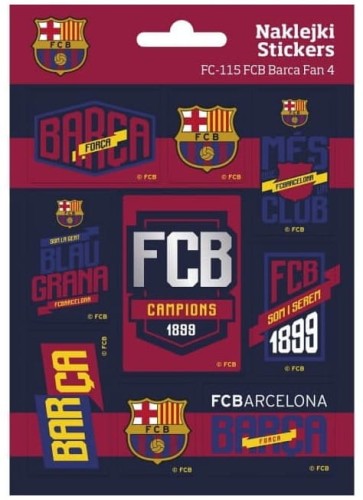 Przejdź do produktu Naklejki zestaw FC Barcelona