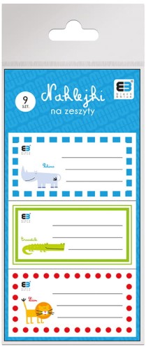 Przejdź do produktu Naklejki na zeszyt B&B Kids, Interdruk