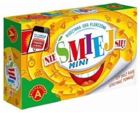 Przejdź do produktu Nie śmiej się! Wersja familijna MINI gra 1521 ALEX