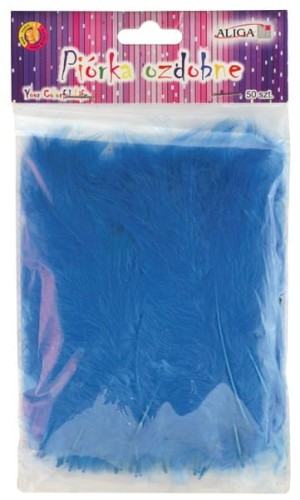 Przejdź do produktu Piórka jasno niebieskie 10-12 cm op. ok. 50 szt. P-003, Aliga