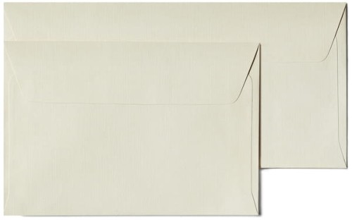 Przejdź do produktu Koperty DL 110x220 Holland  kremowy P 120g/m2 10szt., Galeria Papieru