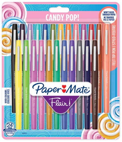 Przejdź do produktu Pisaki Flair Original 24szt 1996275 Paper Mate