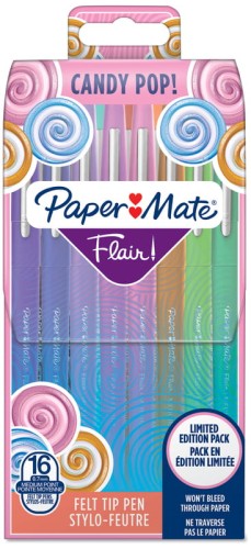 Przejdź do produktu Pisaki Flair CandyPop 2061395 16szt., Paper Mate