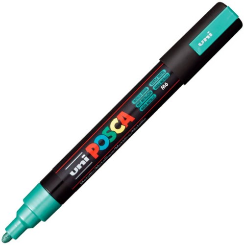 Przejdź do produktu Marker pigmentowy Posca PC-5M metalliczny zielony Metallic Green M6, Uni