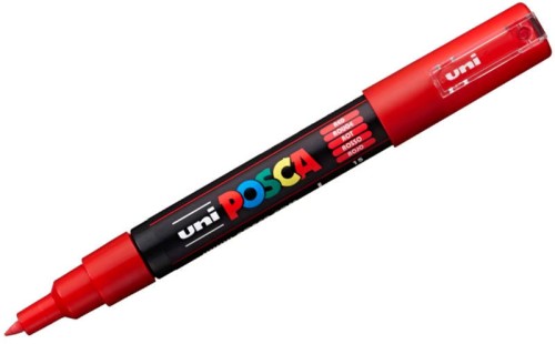 Przejdź do produktu Marker pigmentowy Posca PC-1M czerwony, Uni