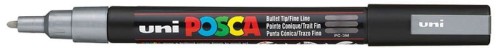 Przejdź do produktu Marker pigmentowy Posca PC-3M srebrny, Uni