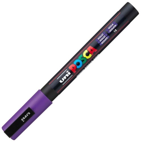 Przejdź do produktu Marker pigmentowy Posca PC-3M fioletowy, Uni
