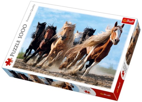 Przejdź do produktu Puzzle 1000el Galopujące konie 10446 Trefl p6