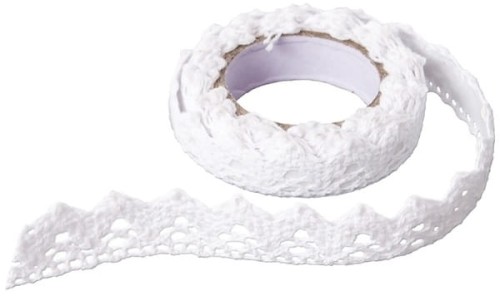 Przejdź do produktu Koronka bałewłniana somoprzylepna biała, Craft